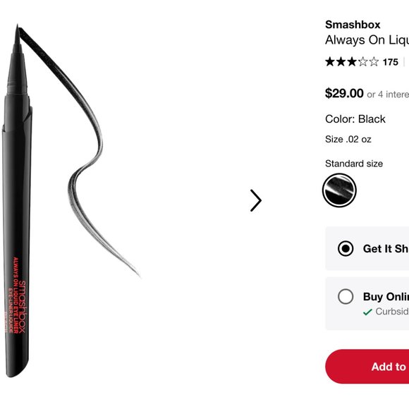 Smashbox Always On Liquid Eyeliner - NWT - Picture 2 of 5